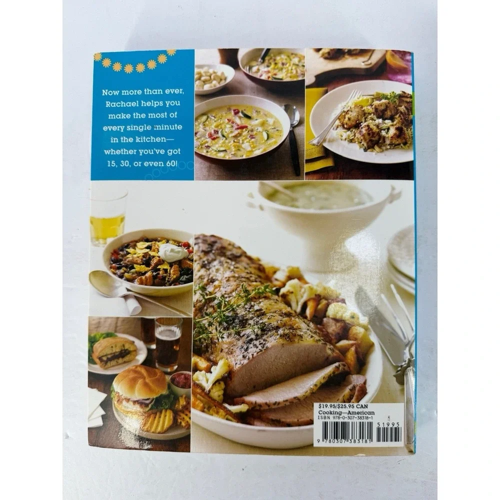 Rachel Ray Just In Time & 365: No Repeats Qty: 2 Book Lot Softcover 2007